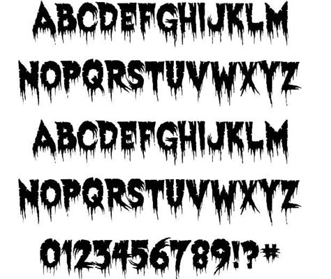 8 Halloween Font All Letters Images - How to Draw Letters Happy Halloween, Creepy Halloween ...