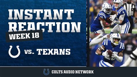 Instant Reaction: Colts vs. Texans, Week 18