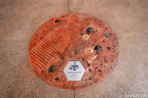 Detailed Look at New Mars Rover Tracks Display for Mission: SPACE Attraction in EPCOT