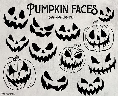 Jack O Lantern Faces Easy Faces