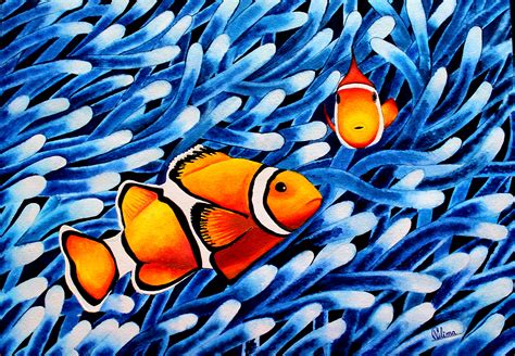 SEA LIFE WATERCOLOR PAINTING