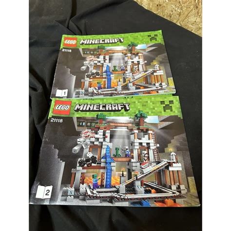 Lego | Games | Lego Minecraft 2118 The Mine Instruction Manuals Only Part 1 2 | Poshmark