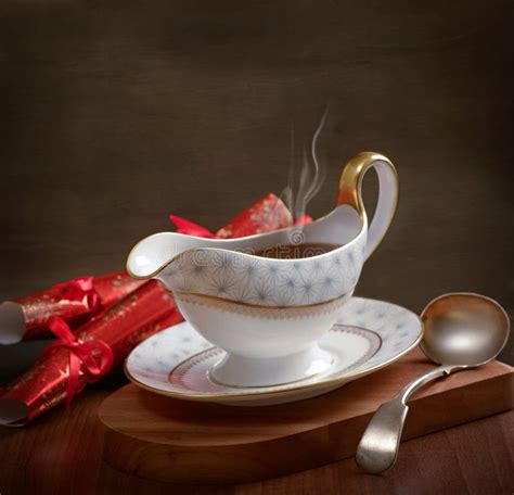 Gravy Boat stock photo. Image of sauce, steam, xmas, christmas - 33471320