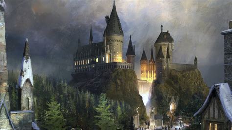 Magical Hogwarts Castle HD Wallpaper