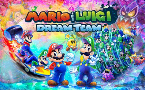 Mario and Luigi: Dream Team. by megamangaby on DeviantArt