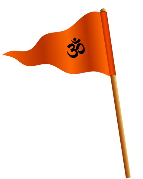 Orange Rss Flag Hinduism Flag