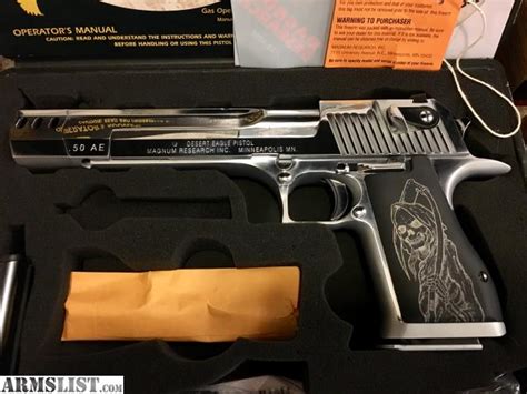 ARMSLIST - For Sale: Chrome Desert Eagle 50 cal (UPDATED)