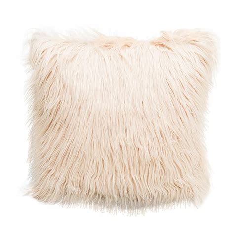 Faux Pillow Cover Decorative Fluffy Throw Pillow ,Mongolian Soft Fuzzy Pillow Case Cushion Cover ...