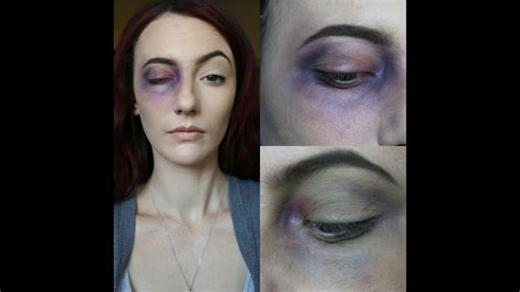 Bruise/Black eye Tutorial / Nicole Warry - YouTube