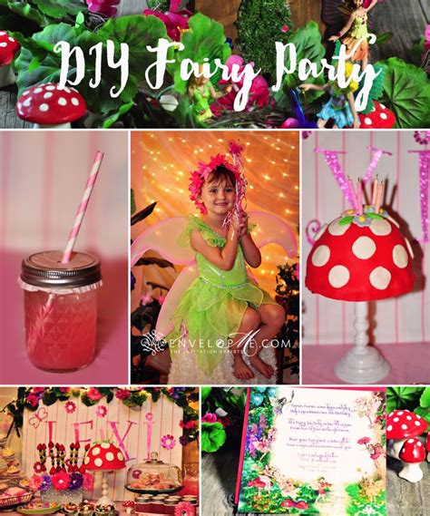 An Enchanted DIY Fairy Birthday Party - Part 3: The Party - EnvelopMe.com