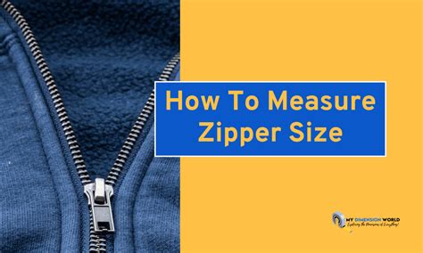 How To Measure Zipper Size (The Proper Way)