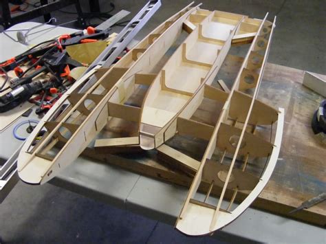 Cutting plywood for model boats ~ Building houdini sailboat