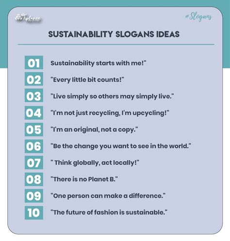 105+ Creative Sustainability Slogans Taglines & Ideas - Tiplance