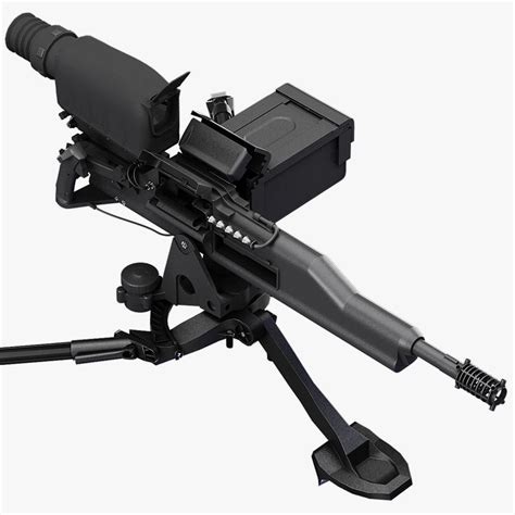 XM307 ACSW grenade launcher 3d Max, Top Gun, Sports Brands, Telescope, Turbo, Guns, Machine ...