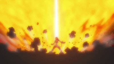 Anime Fire Explosion Gif : Wild fire flashing on dark background for ...