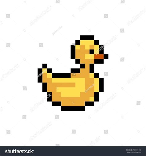 Yellow Style, Minecraft Pixel Art, Little Duck, Yellow Duck, Baby Ducks ...