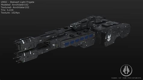 Halo-UNSC Stalwart-class light frigate (SotP) by Malcontent1692 on ...