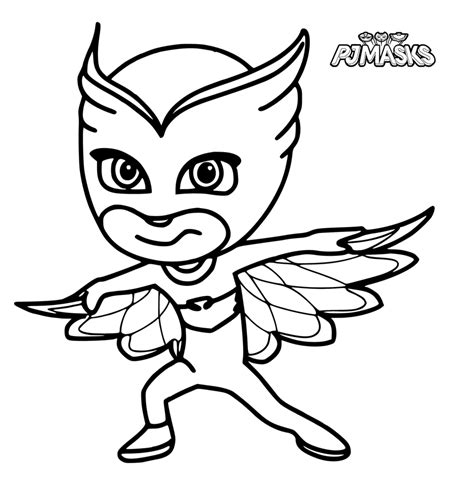 PJ Masks coloring pages to download and print for free | Pj masks coloring pages, Cartoon ...