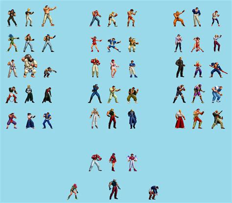 KOF 98 Ultimate Match PS2 - All Characters by siil3ntj on DeviantArt