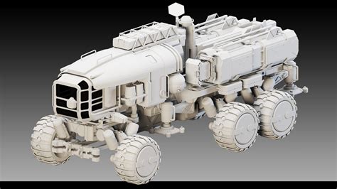 ArtStation - 6 Sci- Fi Vehicles- High detail 3d models | Resources