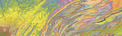 Portion of the Geologic Map of Pennsylvania | Berg, Edmunds, Geyer, et ...