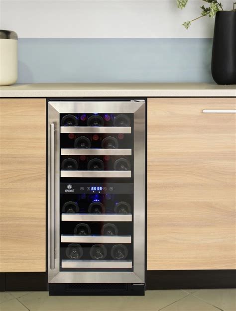 28-Bottle Dual-Zone Wine Cooler (Stainless) – Vinotemp