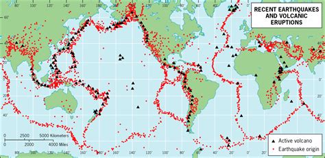 Map Of World Earthquakes And Volcanoes Worksheet Answers - Printable ...