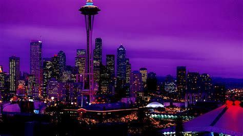 Seattle Night Wallpapers - Top Free Seattle Night Backgrounds ...