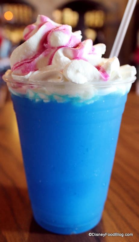 Review: Blue Raspberry Slush at Pinocchio Village Haus in Disney World’s Magic Kingdom