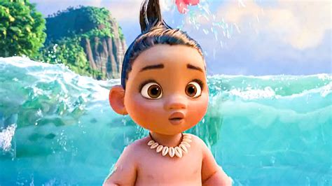 Moana Clips - Baby Moana Discovers the Ocean (2016) - YouTube