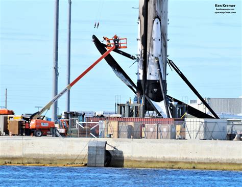 SpaceX Recovered Falcon 9 Landing Legs Detached, Retractions Still Experimental Not Ready for ...