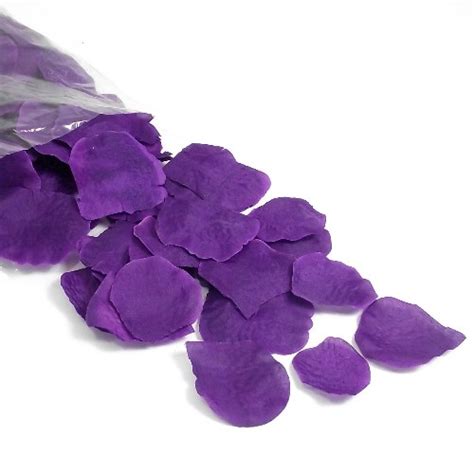 Wedding Confetti - Purple Faux Rose Petals - Special Offer