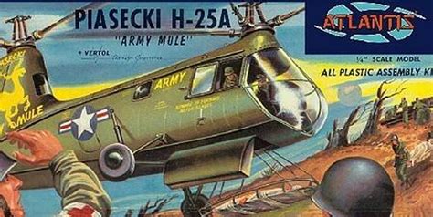 1/48 Atlantis Models H25A Army Mule Helicopter (formerly Aurora) (Re-Issue) - Squadron.com