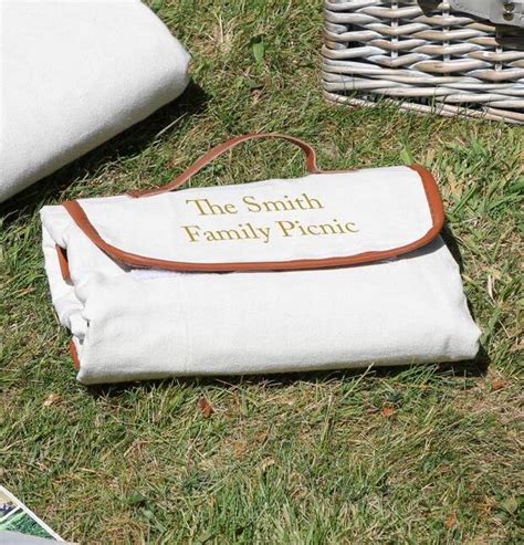 Personalised Family Folding Picnic Blanket By Dibor | notonthehighstreet.com