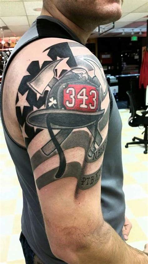 Top 67+ firefighter flag tattoo super hot - in.cdgdbentre