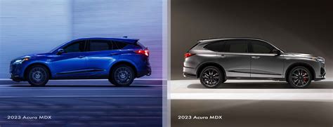 2023 Acura RDX vs. 2023 Acura MDX