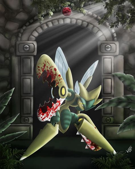 Mega Scizor Shiny by Maucen on DeviantArt