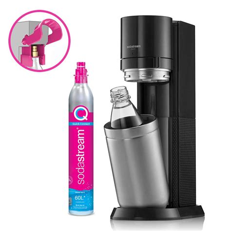 Sodastream DUO Sparkling Water Maker Starter Pack (Black) - JB Hi-Fi NZ