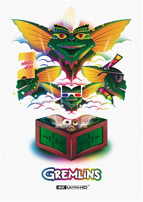 Gremlins - 35th Anniversary 4K official poster :: Behance