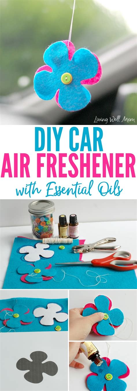 DIY Car Air Freshener with Essential Oils