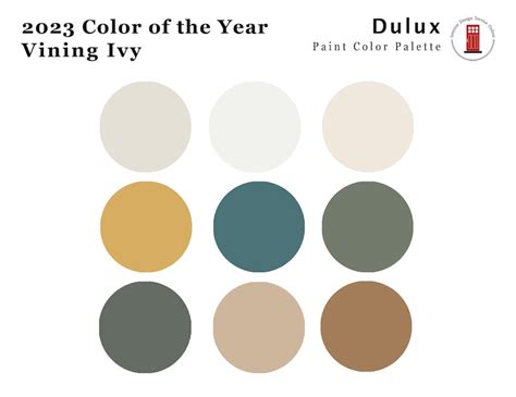 Vining Ivy Dulux Color Palette 2023 Color of the Year Dulux - Etsy Israel