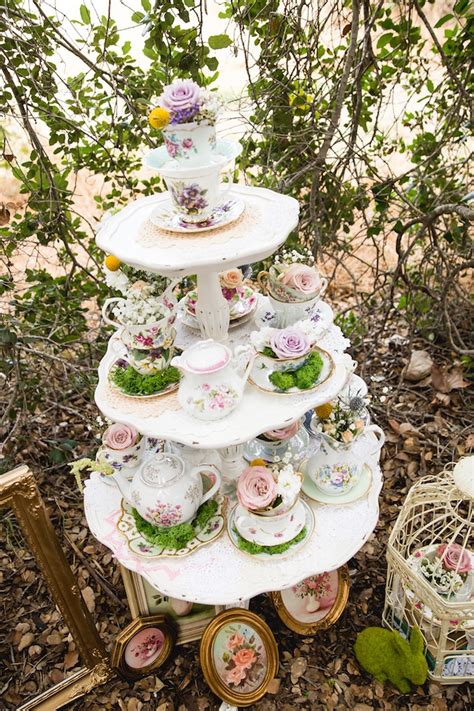 Kara's Party Ideas Vintage Tea Party | Kara's Party Ideas