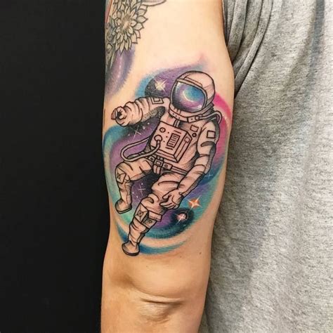 30 Cool Astronaut Tattoo Designs for Space Lovers | Astronaut tattoo, Astronauts and Tattoo