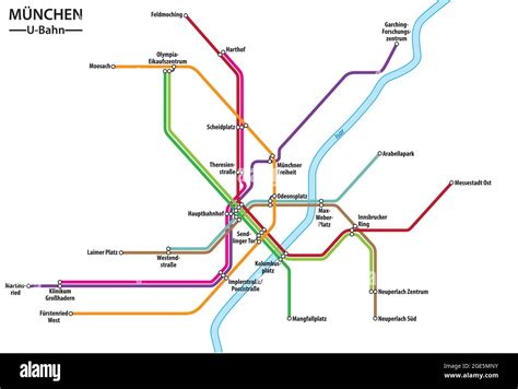 Munich subway map hi-res stock photography and images - Alamy