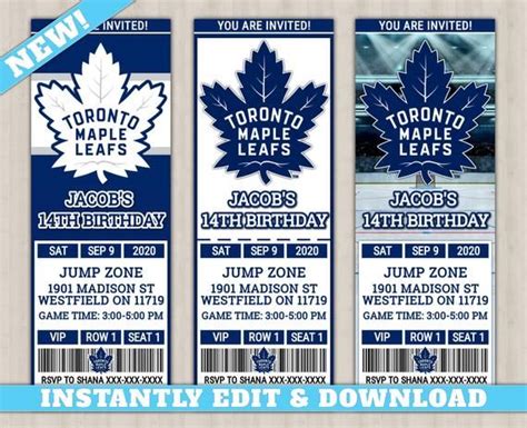 Maple Leafs Tickets - esstorytelling