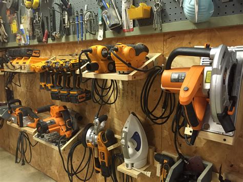 DIY Power Tool French Cleat System | Drill Holder | Power tool storage, Garage tools, Garage ...