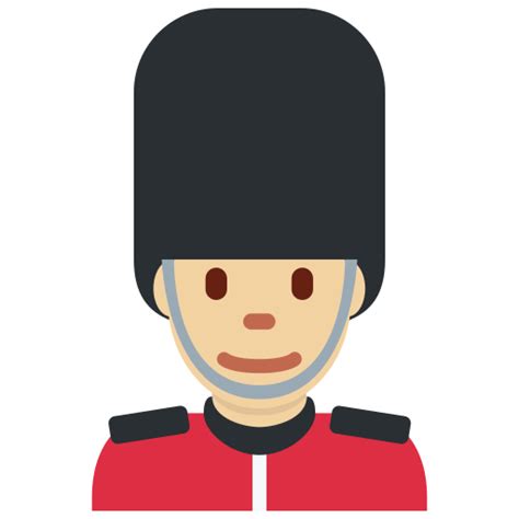 💂🏼 Guard Emoji with Medium-Light Skin Tone Meaning and Pictures