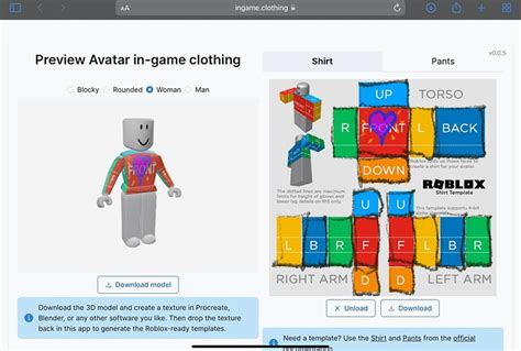 Clothing Previewer and 3D drawing (e.g. Procreate 3D) - Community Resources - Developer Forum ...