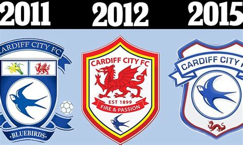 Cardiff City announce new club badge for 2015-16 season with Bluebird ...