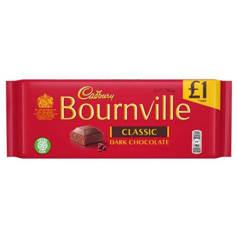 CADBURY CLASSIC BOURNVILLE DARK CHOCOLATE 100G – UK Emporium Johannesburg